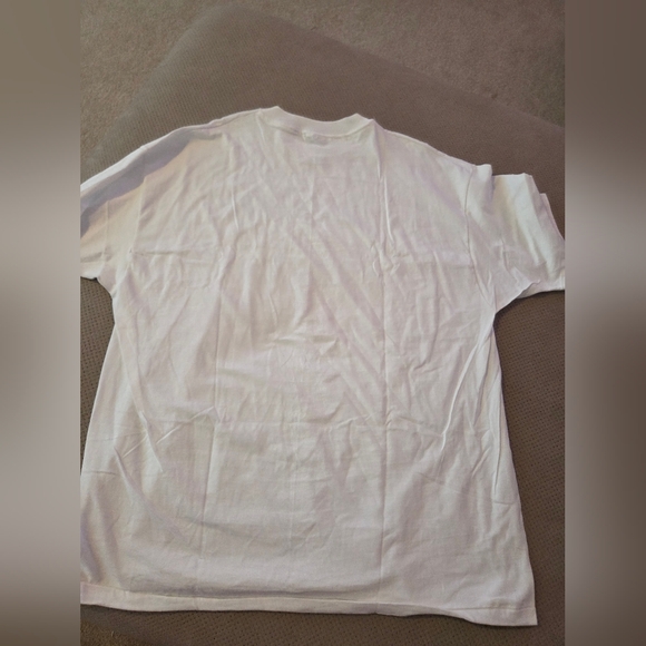 NWOT VINTAGE 90'S MEN'S HANES BEEFY-T TEE WHITE T-SHIRT 100% COTTON Case IH - Picture 11 of 14